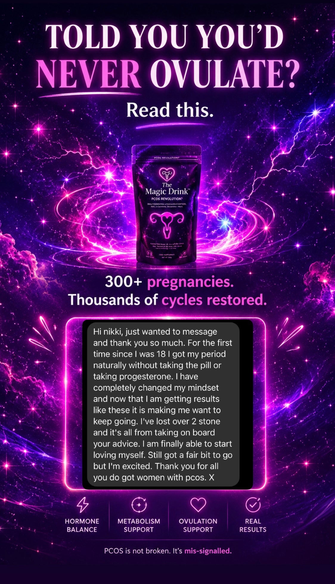 The Magic Drink™ | Daily PCOS Support Powder