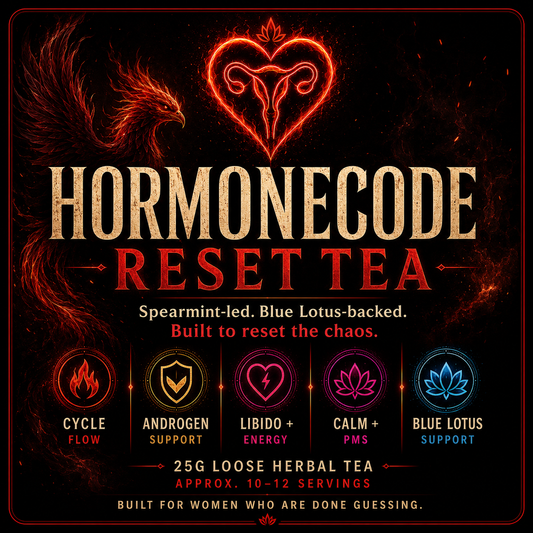 HormoneCode Reset Tea | PCOS Cycle Support Herbal Blend