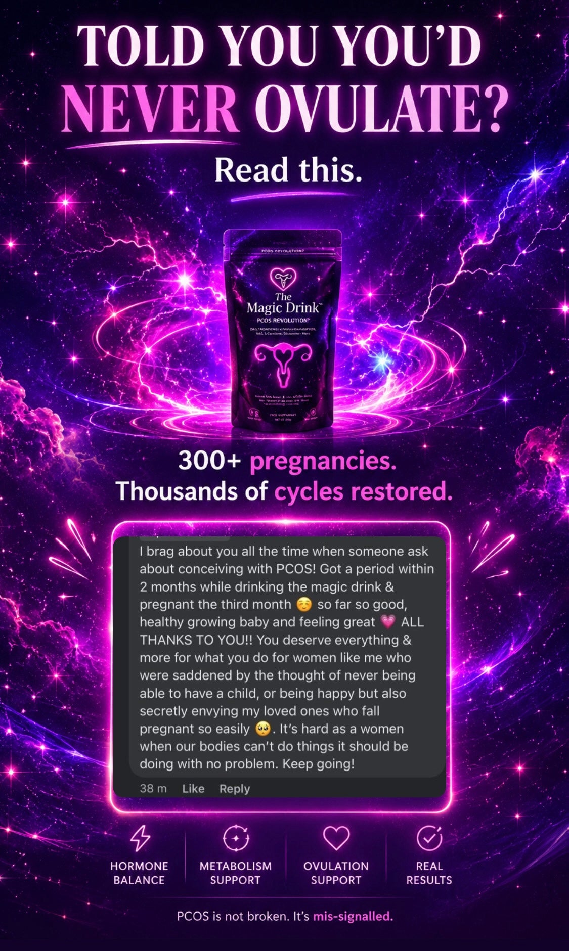 The Magic Drink™ | Daily PCOS Support Powder