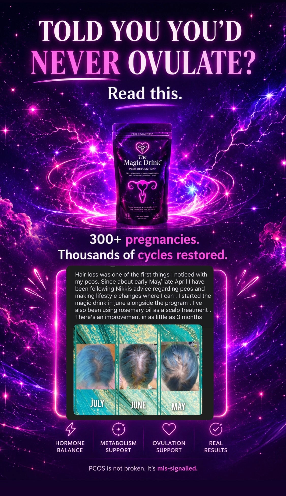 The Magic Drink™ | Daily PCOS Support Powder