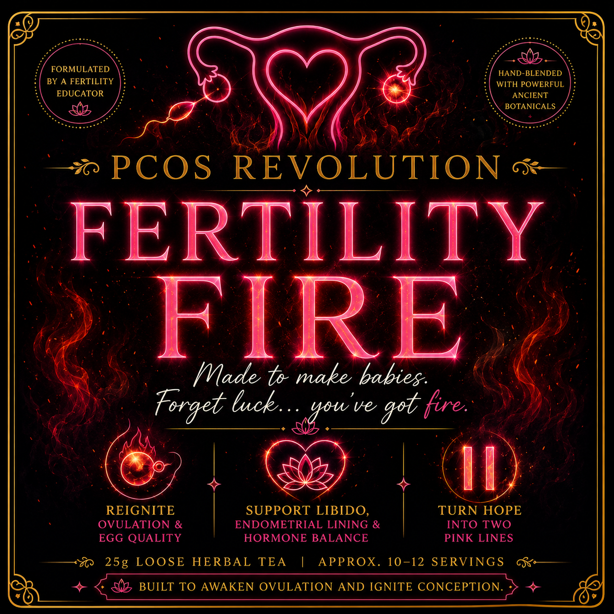 Fertility Fire | Fertility Ritual Herbal Tea