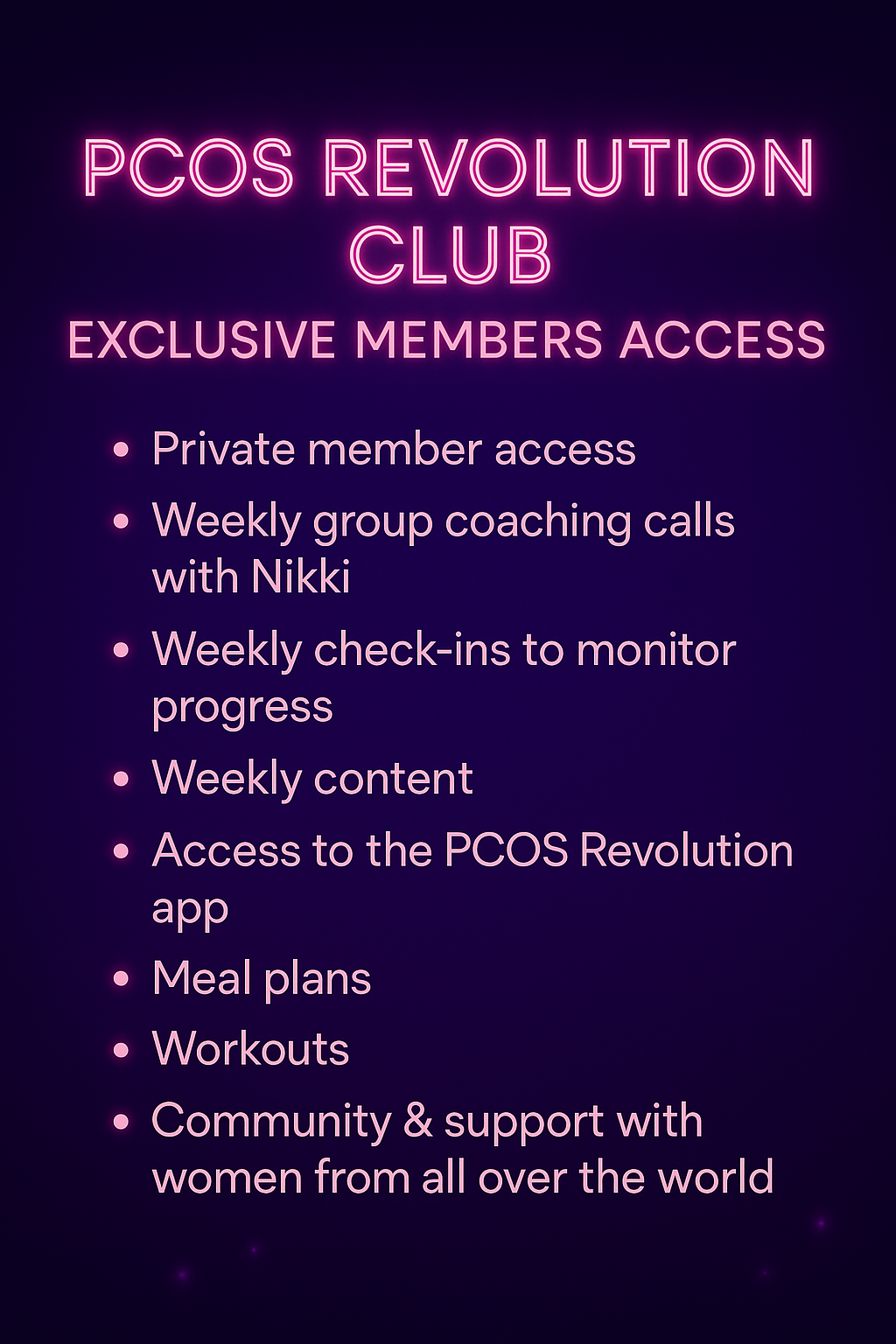 1 PCOS Revolution Club - Coaching, Strategy & Support. Join the global community changing their cycles, bodies, and lives — together.