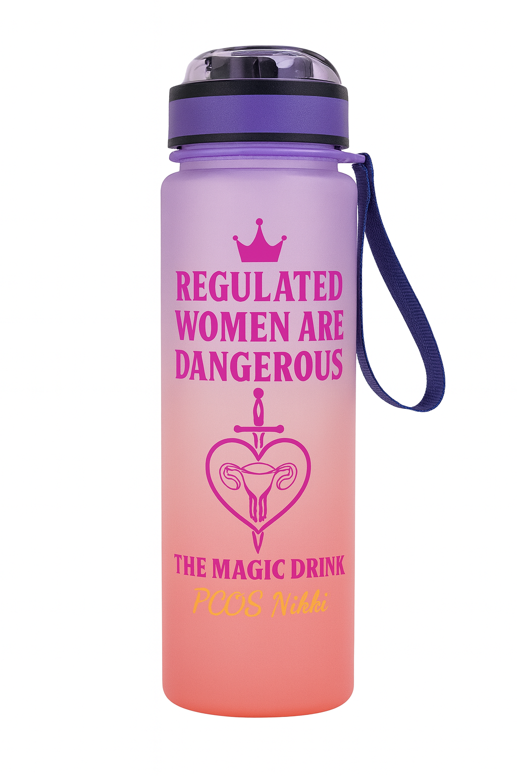 The Magic Drink™ Water Bottle | 1000ml PCOS Revolution Bottle