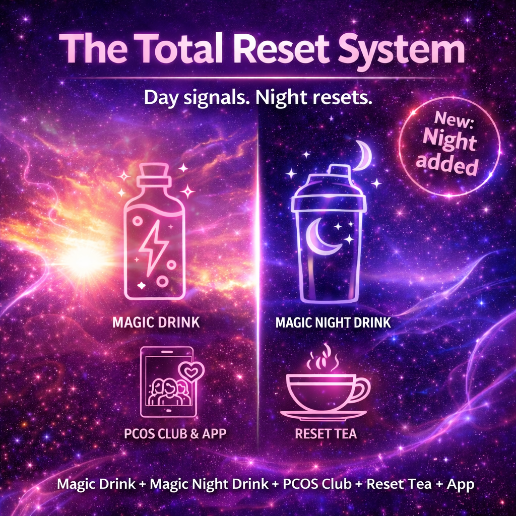 **- The Reset Bundle | Magic Drink + Reset Tea + PCOS Club + PCOS App
