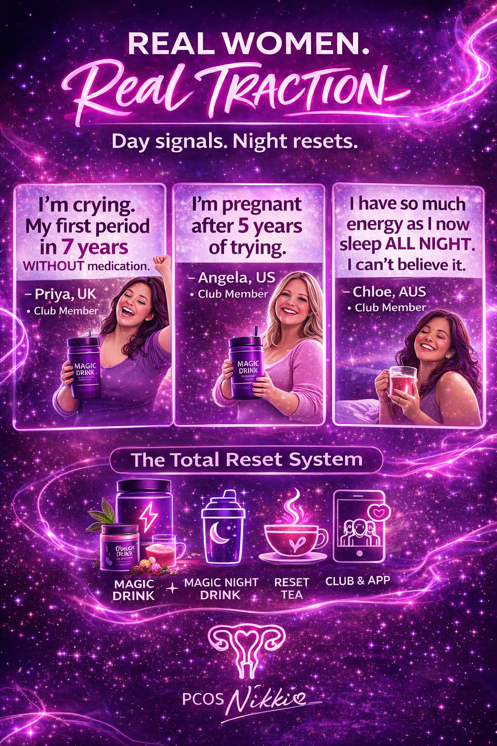 **- The Reset Bundle | Magic Drink + Reset Tea + PCOS Club + PCOS App