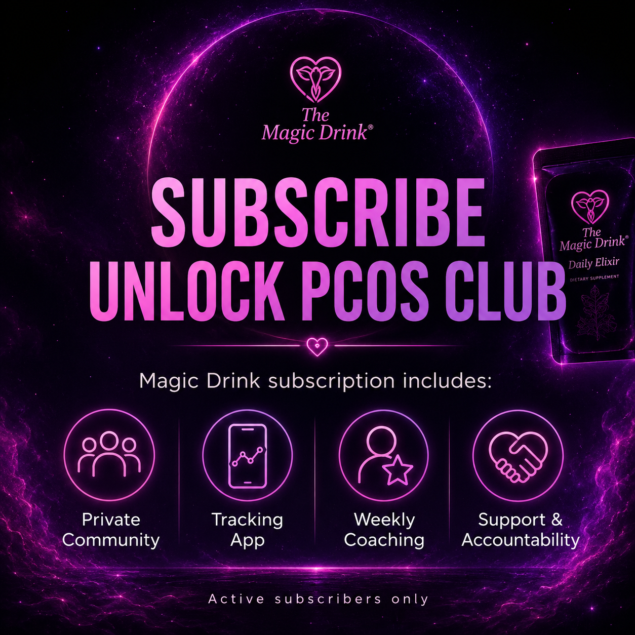 The Magic Drink™ | Daily PCOS Support Powder